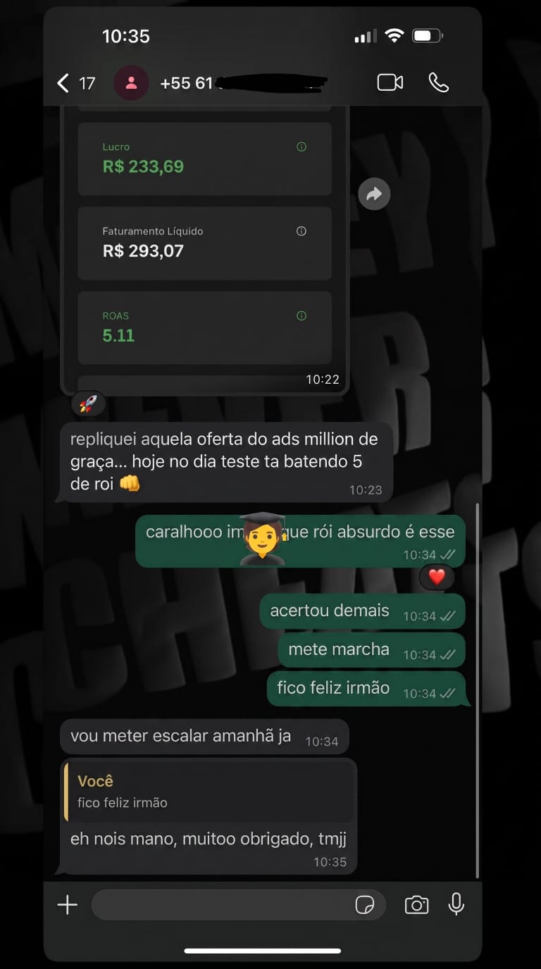 Depoimento de Aluno Ads Million